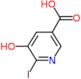 5-hydroxy-6-iodo-pyridine-3-carboxylic acid