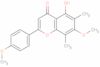 5-hydroxy-7-methoxy-2-(4-methoxyphenyl)-6,8-dimethyl-4-benzopyrone