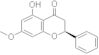 (S)-2,3-dihydro-5-hydroxy-7-methoxy-2-phenyl-4-benzopyrone