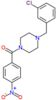 [4-(3-chlorobenzyl)piperazin-1-yl](4-nitrophenyl)methanone