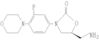 (S)-N-[[3-[3-Fluoro-4-[4-morpholinyl]phenyl]-2-oxo-5-oxazolidinyl]methyl]amine