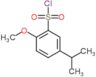 2-methoxy-5-(1-methylethyl)benzenesulfonyl chloride