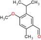 4-methoxy-2-methyl-5-(1-methylethyl)benzaldehyde