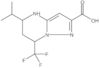 4,5,6,7-Tetrahydro-5-(1-methylethyl)-7-(trifluoromethyl)pyrazolo[1,5-a]pyrimidine-2-carboxylic acid