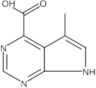 7H-Pyrrolo[2,3-d]pyrimidine-4-carboxylic acid, 5-methyl-