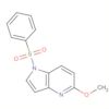 1H-Pyrrolo[3,2-b]pyridine, 5-methoxy-1-(phenylsulfonyl)-