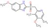 6-methoxy-2-{[(4-methoxy-3,5-dimethylpyridin-2-yl)methyl]sulfonyl}-1H-benzimidazole