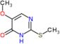 5-methoxy-2-(methylsulfanyl)pyrimidin-4(3H)-one