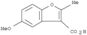 3-Benzofurancarboxylicacid, 5-methoxy-2-methyl-
