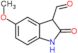 2,3-Dihydro-5-methoxy-2-oxo-1H-indole-3-carboxaldehyde