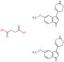 Butanedioic acid, compd. with 5-methoxy-3-(1,2,3,6-tetrahydro-4-pyridinyl)-1H-indole (1:2)