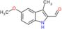 5-methoxy-3-methyl-1H-indole-2-carbaldehyde