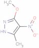 1H-Pyrazole, 3-methoxy-5-methyl-4-nitro-