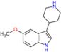 5-methoxy-3-(piperidin-4-yl)-1H-indole