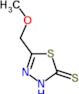 5-(methoxymethyl)-1,3,4-thiadiazole-2(3H)-thione