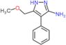 5-(methoxymethyl)-4-phenyl-1H-pyrazol-3-amine