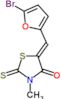 (5Z)-5-[(5-bromofuran-2-yl)methylidene]-3-methyl-2-thioxo-1,3-thiazolidin-4-one