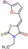 (5Z)-5-[(5-bromofuran-2-yl)methylidene]-3-ethyl-2-thioxo-1,3-thiazolidin-4-one