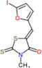 (5Z)-5-[(5-iodofuran-2-yl)methylidene]-3-methyl-2-thioxo-1,3-thiazolidin-4-one