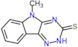 5-methyl-2,5-dihydro-3H-[1,2,4]triazino[5,6-b]indole-3-thione