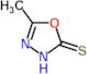 5-methyl-1,3,4-oxadiazole-2(3H)-thione