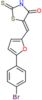 (5Z)-5-{[5-(4-bromophenyl)furan-2-yl]methylidene}-2-thioxo-1,3-thiazolidin-4-one