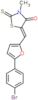 (5Z)-5-{[5-(4-bromophenyl)furan-2-yl]methylidene}-3-methyl-2-thioxo-1,3-thiazolidin-4-one