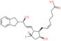 Ácido (5Z)-7-[(1R,2R,3S,5S)-2-[(1E,3R)-3-(2,3-diidro-1H-inden-2-il)-3-hidroxi-1-propen-1-il]-3-flú…