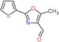 5-methyl-2-(2-thienyl)oxazole-4-carbaldehyde