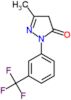 5-methyl-2-[3-(trifluoromethyl)phenyl]-2,4-dihydro-3H-pyrazol-3-one