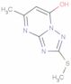 5-Methyl-2-(methylthio)[1,2,4]triazolo[1,5-a]pyrimidin-7-ol