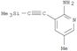 2-Pyridinamine,5-methyl-3-[2-(trimethylsilyl)ethynyl]-