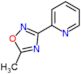 2-(5-methyl-1,2,4-oxadiazol-3-yl)pyridine