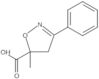 4,5-Dihydro-5-methyl-3-phenyl-5-isoxazolecarboxylic acid