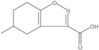 4,5,6,7-Tetrahydro-5-methyl-1,2-benzisoxazole-3-carboxylic acid