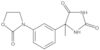 5-Methyl-5-[3-(2-oxo-3-oxazolidinyl)phenyl]-2,4-imidazolidinedione