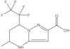 4,5,6,7-Tetrahydro-5-methyl-7-(1,1,2,2,2-pentafluoroethyl)pyrazolo[1,5-a]pyrimidine-2-carboxylic a…