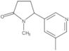 1-Methyl-5-(5-methyl-3-pyridinyl)-2-pyrrolidinone