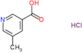 5-methylpyridine-3-carboxylic acid hydrochloride