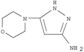 1H-Pyrazol-3-amine,5-(4-morpholinyl)-