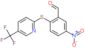 5-nitro-2-{[5-(trifluoromethyl)pyridin-2-yl]sulfanyl}benzaldehyde