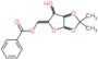 5-O-benzoyl-1,2-O-(1-methylethylidene)pentofuranose