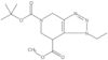 5-(1,1-Dimethylethyl) 7-methyl 1-ethyl-1,4,6,7-tetrahydro-5H-1,2,3-triazolo[4,5-c]pyridine-5,7-d...