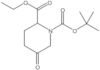 1,2-Piperidinedicarboxylic acid, 5-oxo-, 1-(1,1-dimethylethyl) 2-ethyl ester