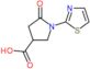 5-oxo-1-thiazol-2-yl-pyrrolidine-3-carboxylic acid