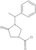 5-Oxo-1-(1-phenylethyl)-3-pyrrolidinecarbonyl chloride