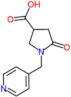 5-oxo-1-(pyridin-4-ylmethyl)pyrrolidine-3-carboxylic acid