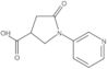 5-Oxo-1-(3-pyridinyl)-3-pyrrolidinecarboxylic acid