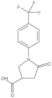 5-Oxo-1-[4-(trifluoromethyl)phenyl]-3-pyrrolidinecarboxylic acid