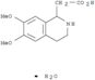 [(1R)-6,7-dimethoxy-1,2,3,4-tetrahydroisoquinolinium-1-yl]acetate